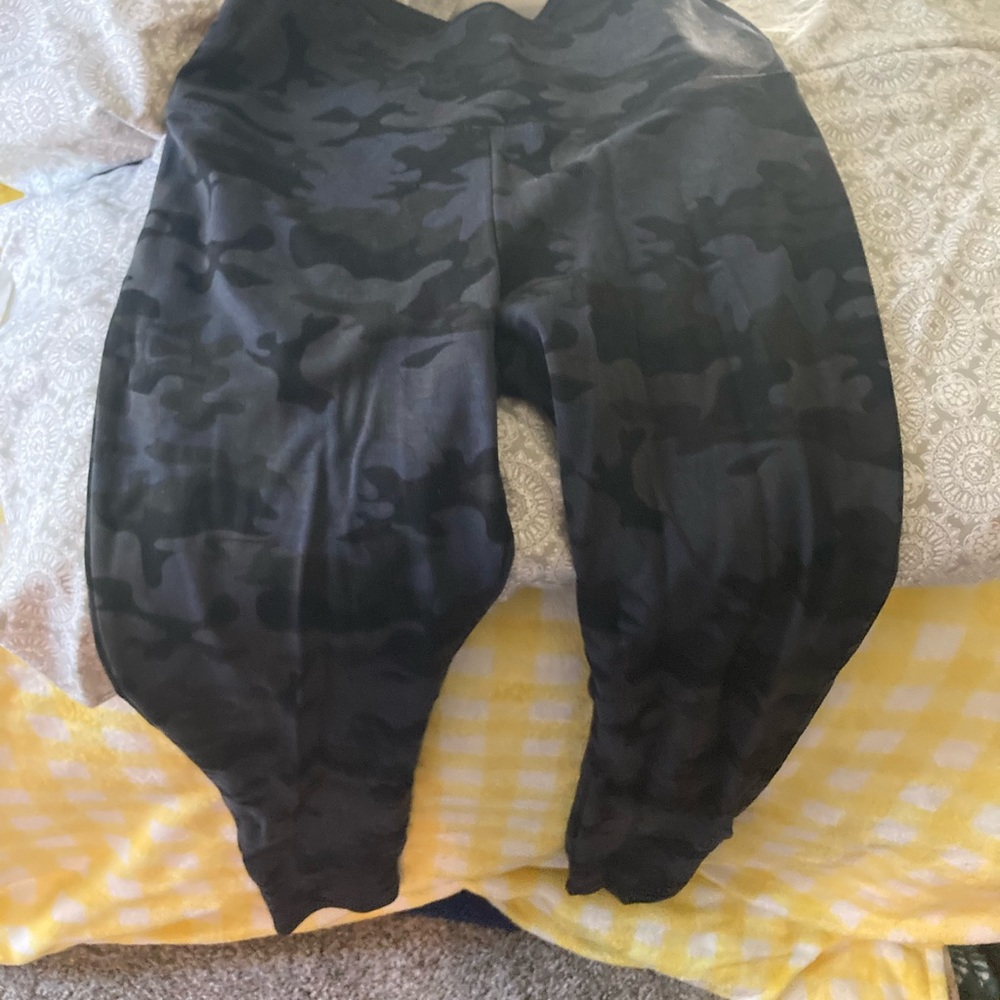 They are black camo tags are not on it and they have never been worn